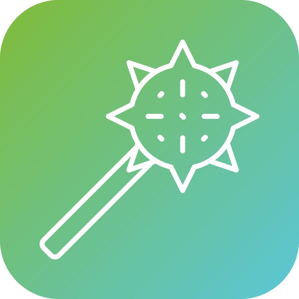 Mace Vector Icon Style