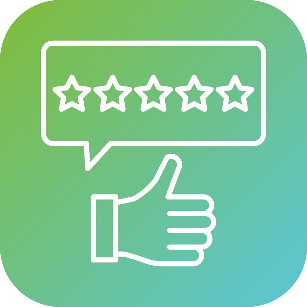 Customer Feedback Vector Icon Style