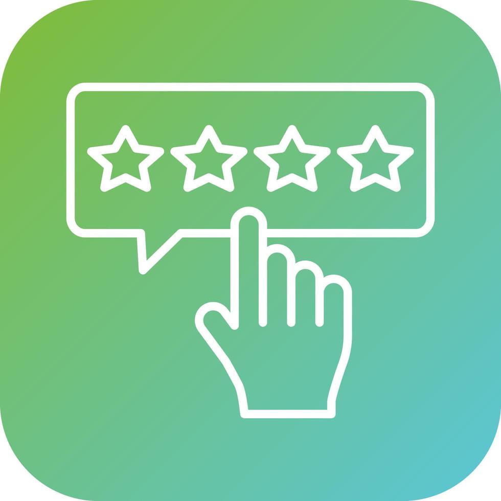 Please Rate Vector Icon Style