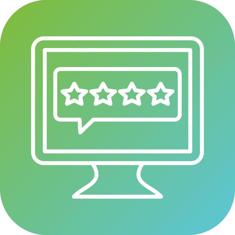 Online Rating Vector Icon Style