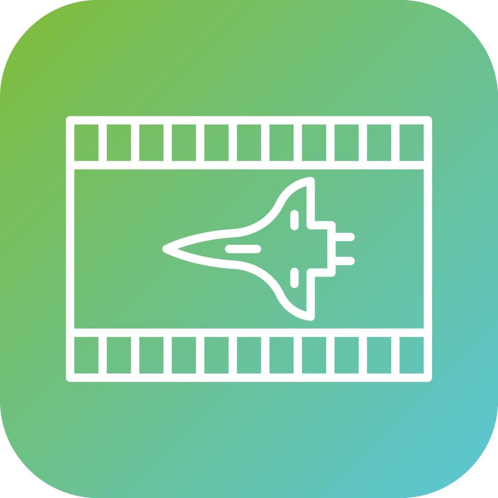 Sci fi Movie Vector Icon Style