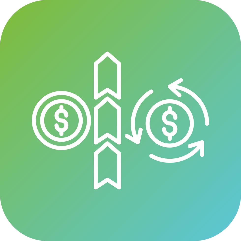 Circular Vs Linear Econ Vector Icon Style