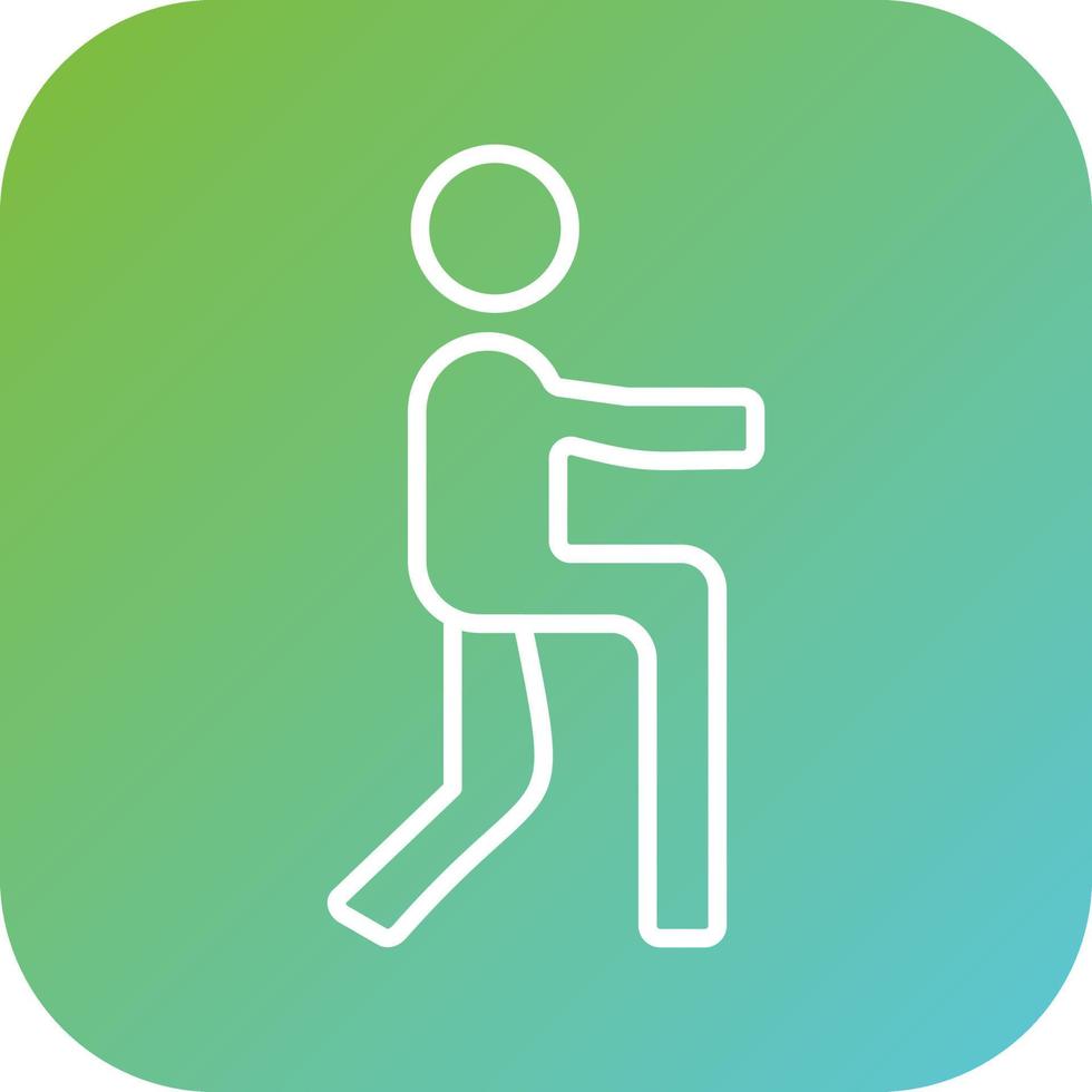 Lunges Vector Icon Style