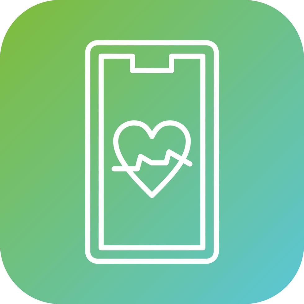 Heart Rate Vector Icon Style