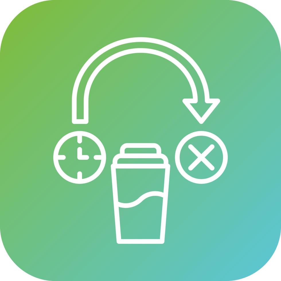 End Of Life Disposal Vector Icon Style