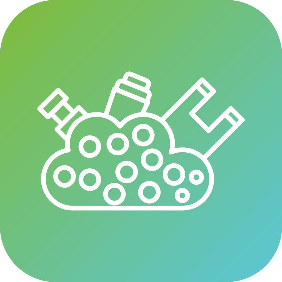 Landfill Vector Icon Style