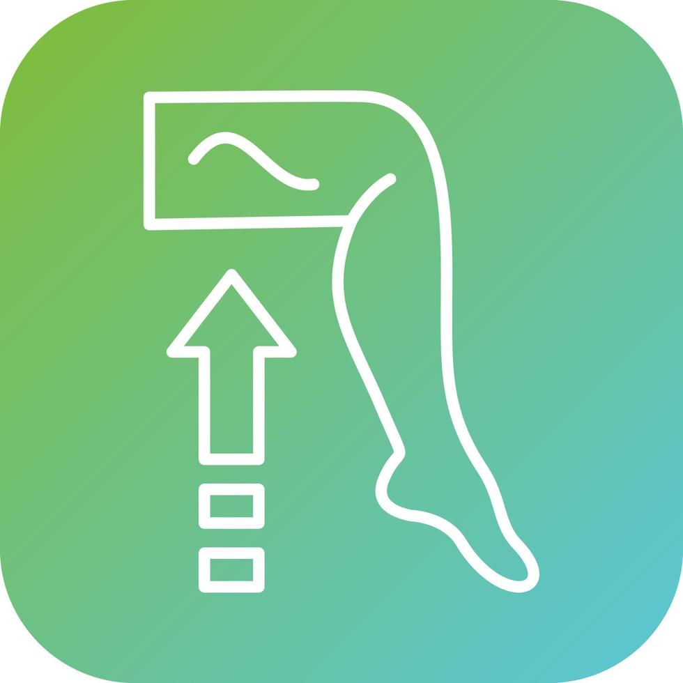 Leg Muscle Vector Icon Style