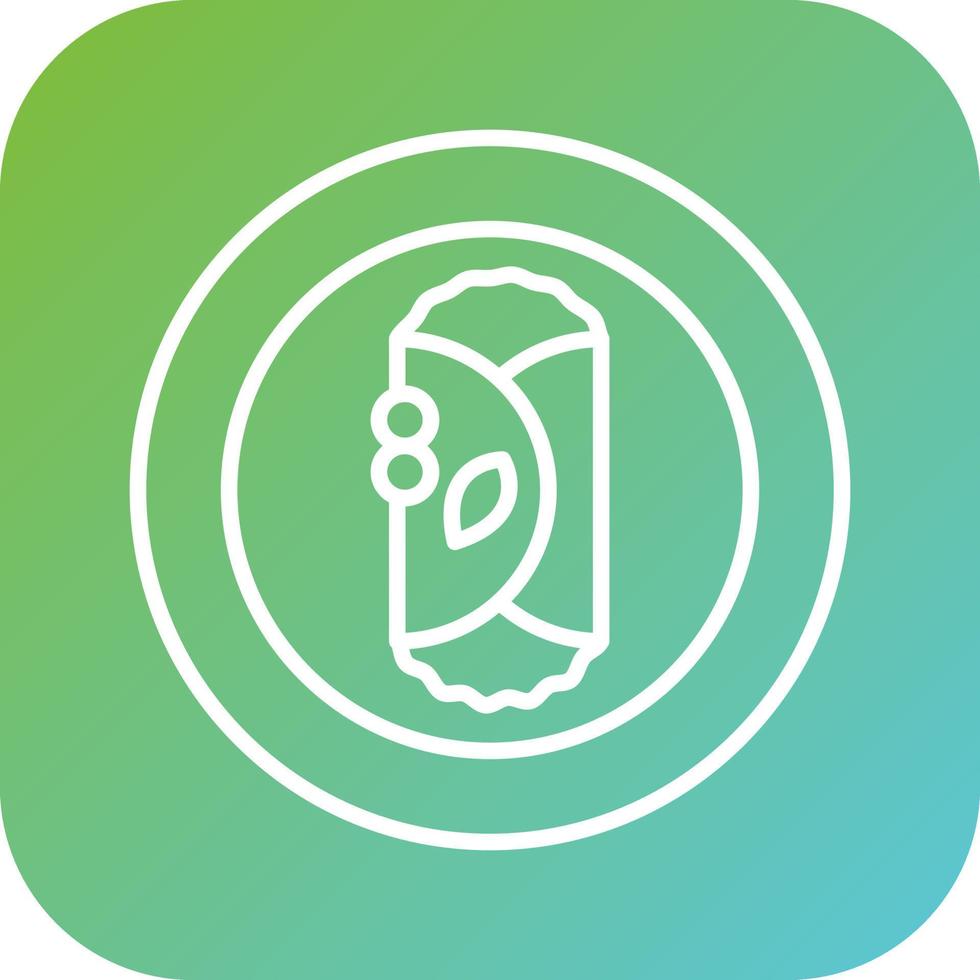Enchilada Vector Icon Style