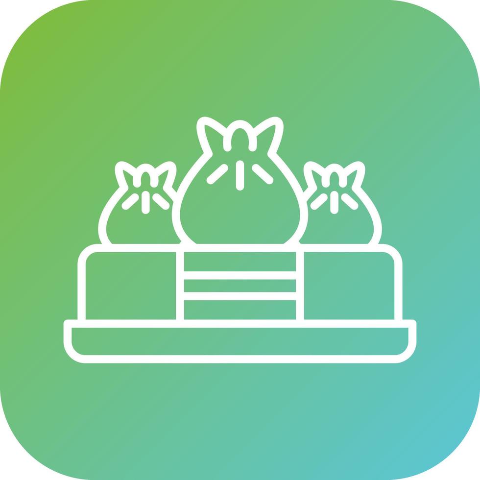 Dim Sum Vector Icon Style