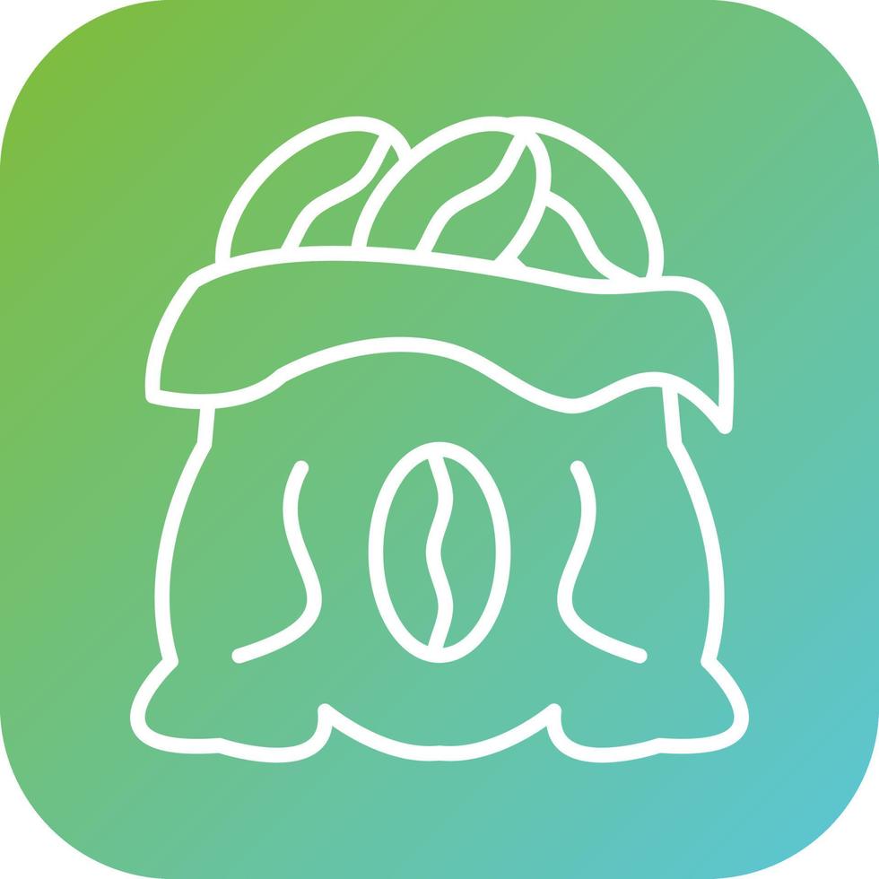 Coffee Sack Vector Icon Style