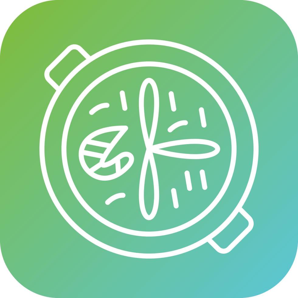 Paella Vector Icon Style