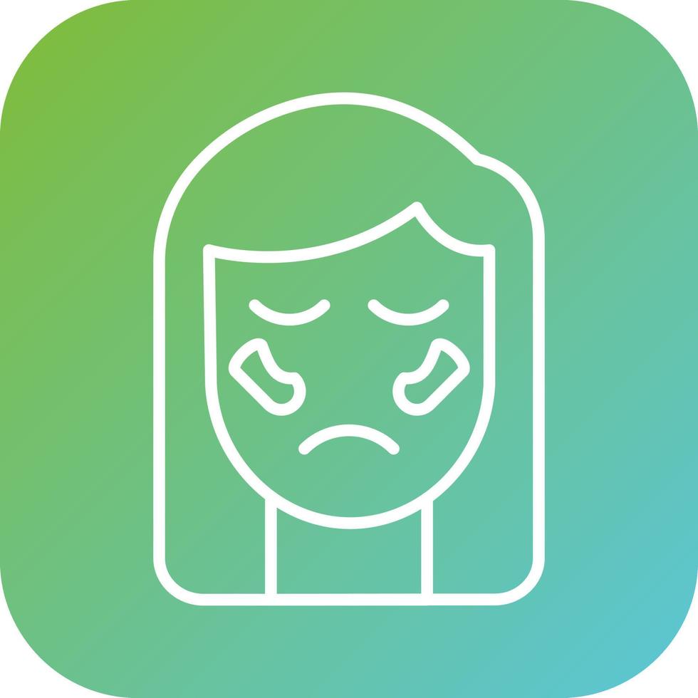 Dark Circles Vector Icon Style