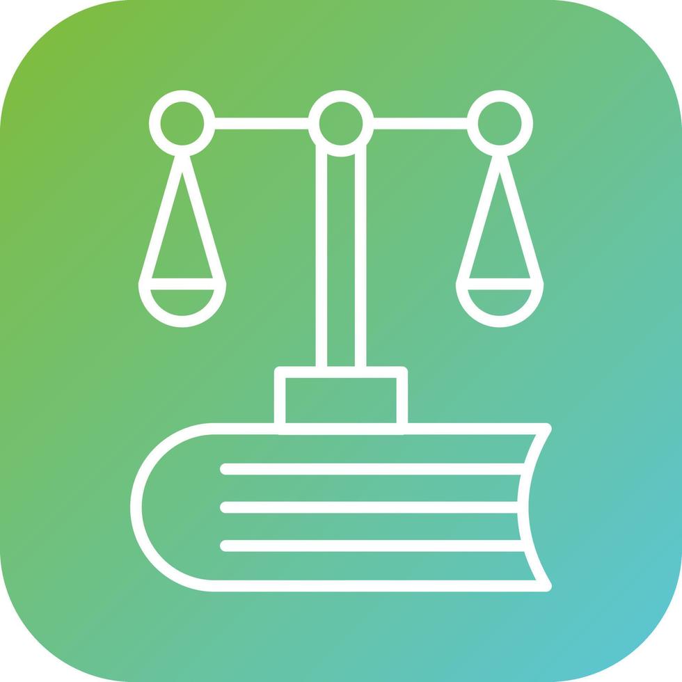 Common Law Vector Icon Style