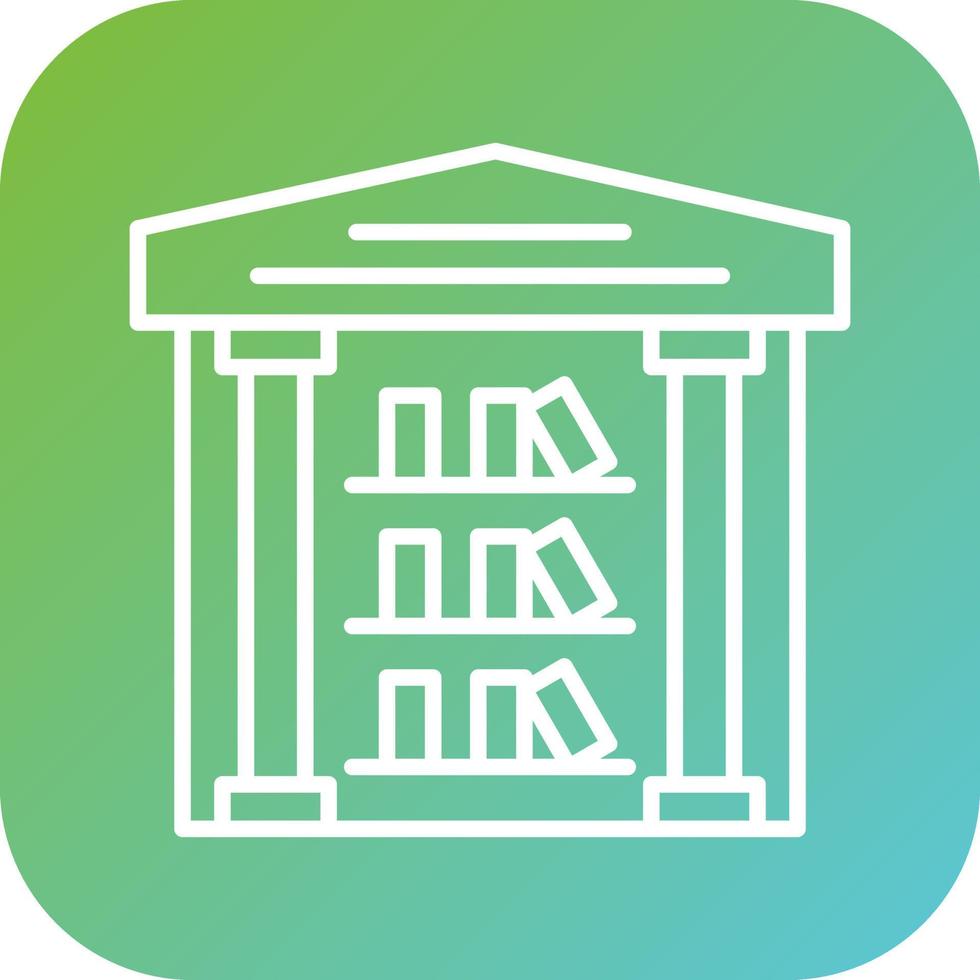 Library Vector Icon Style