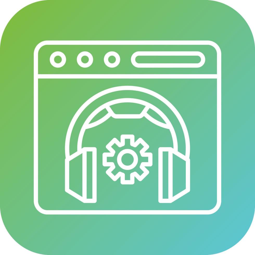 24 7 Support Vector Icon Style