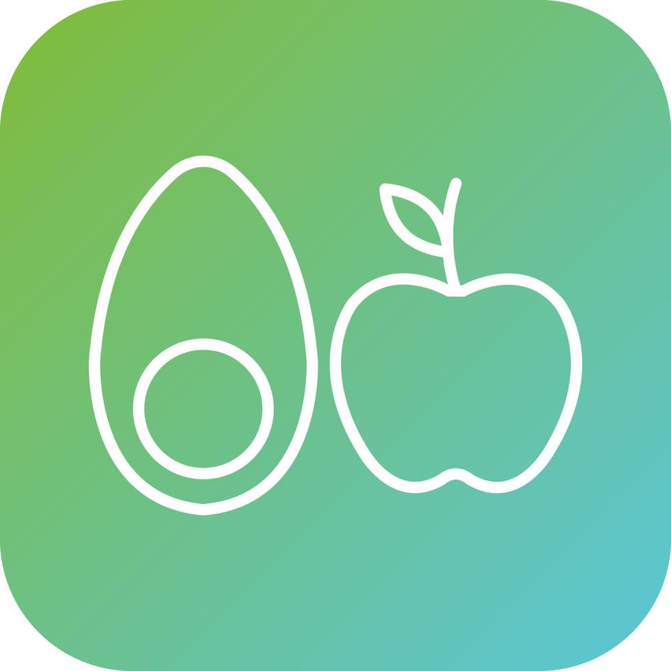 Healthy Fat Vector Icon Style