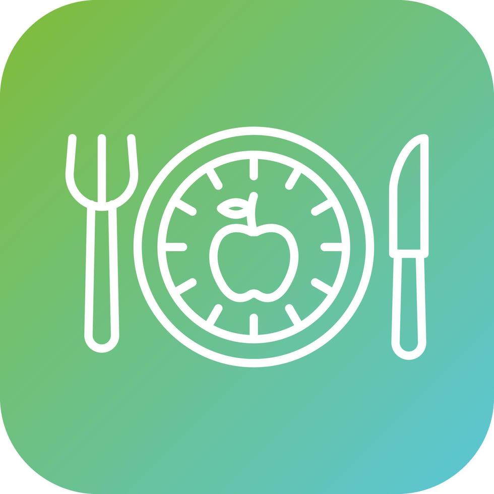 Eating Quickly Vector Icon Style