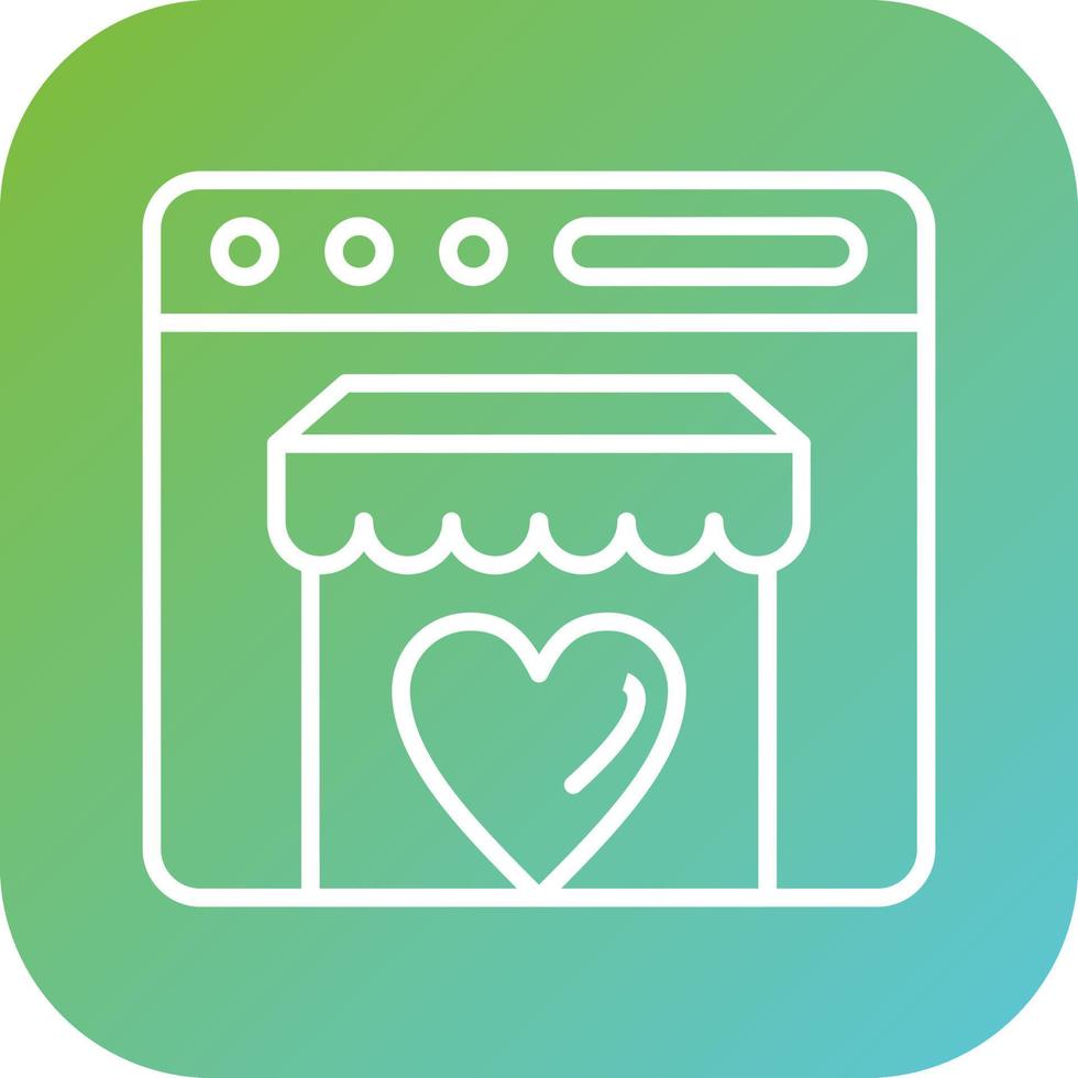 Favourite Store Vector Icon Style