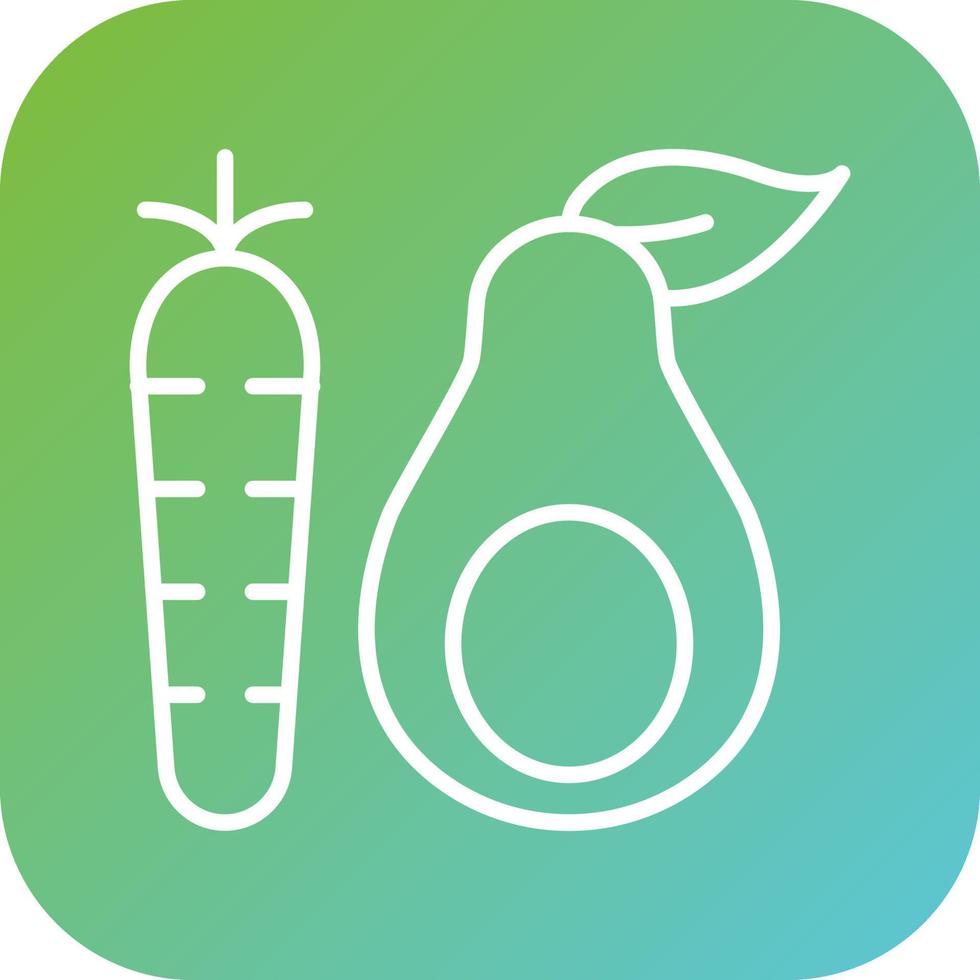 Lchf Diet Vector Icon Style