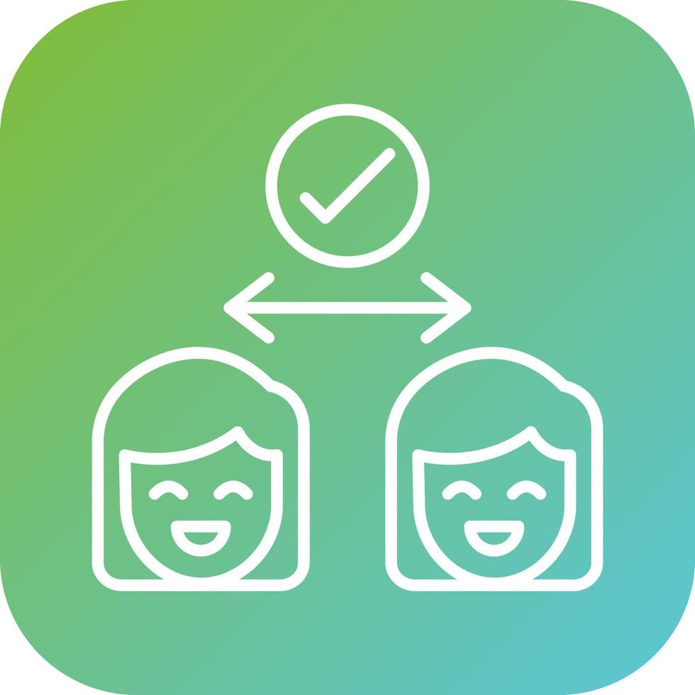 Minimal Contact Vector Icon Style