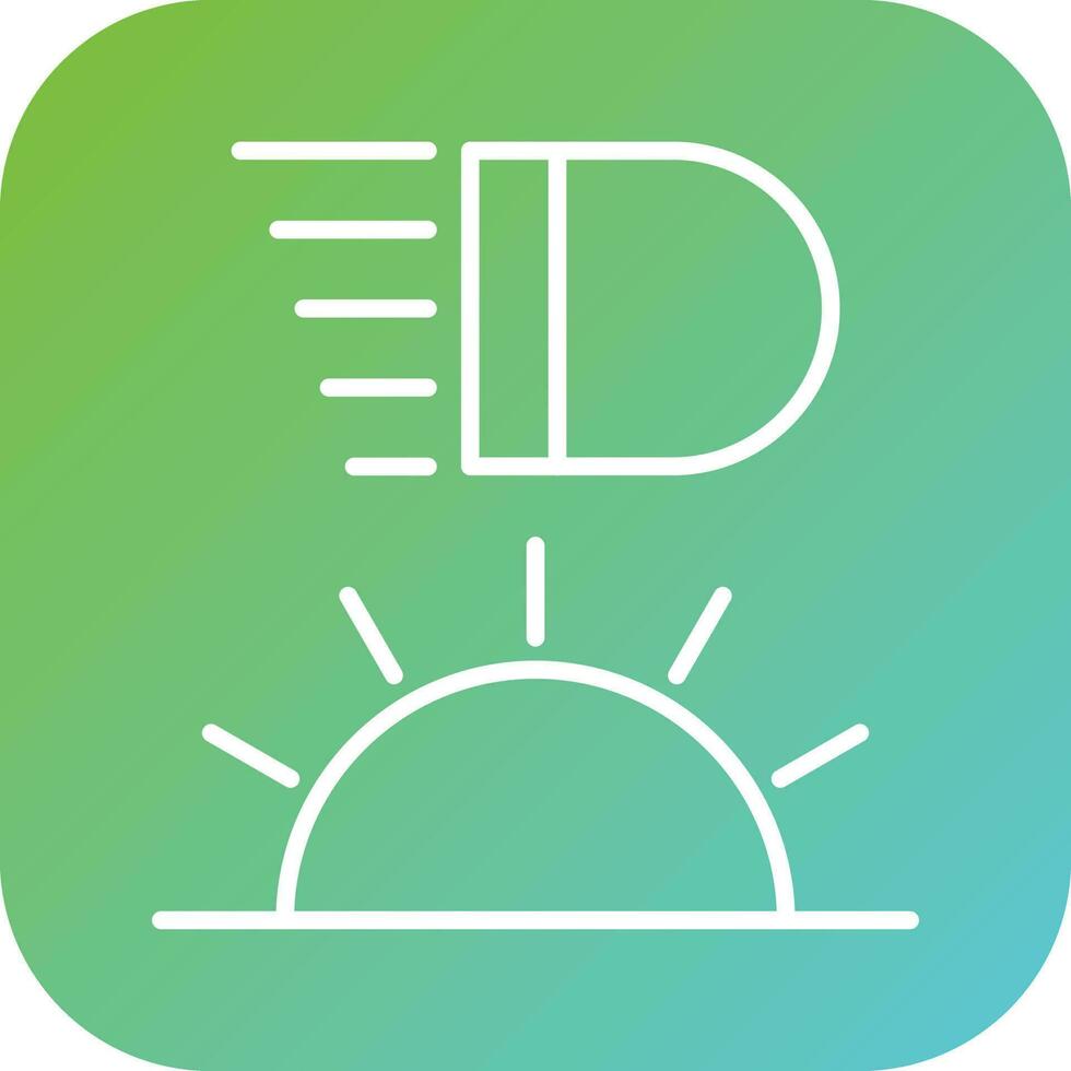 Ambient Light Vector Icon Style