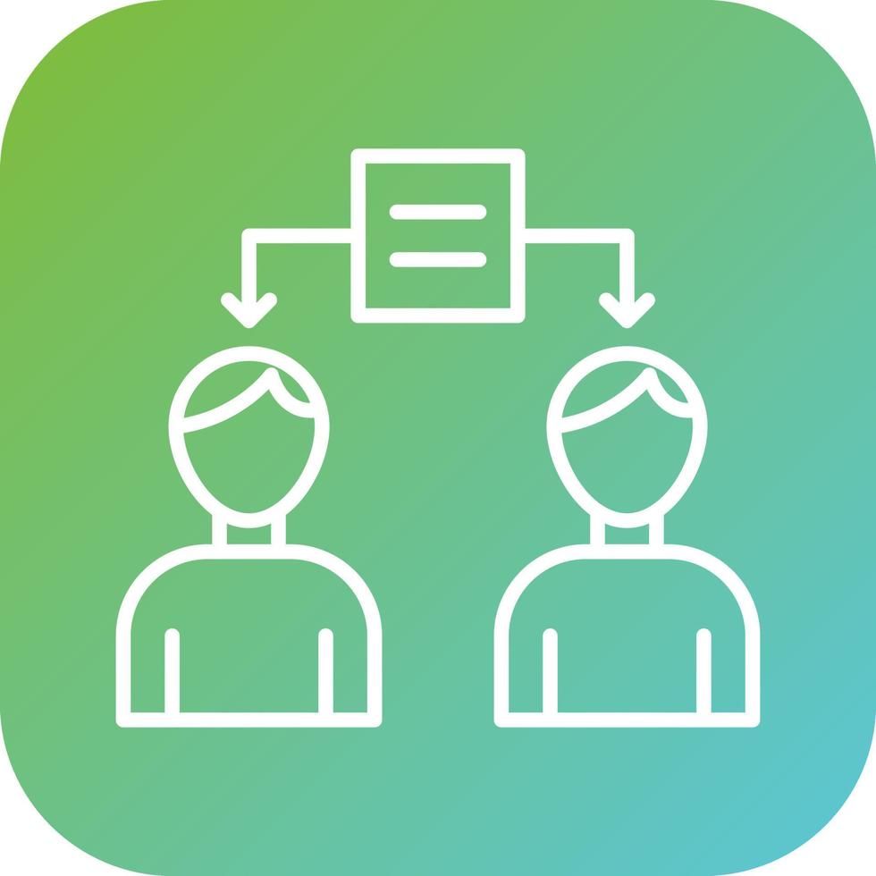 Information Sharing Vector Icon Style