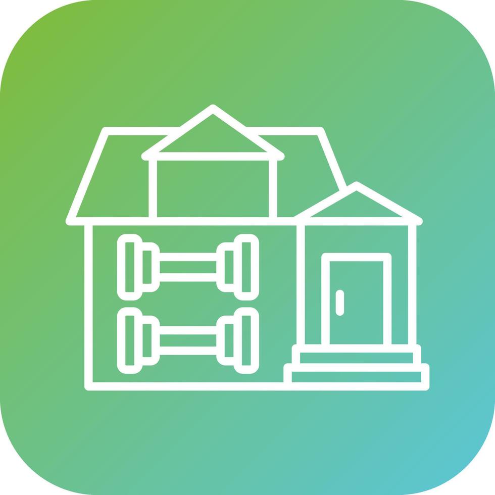 Home Workout Vector Icon Style