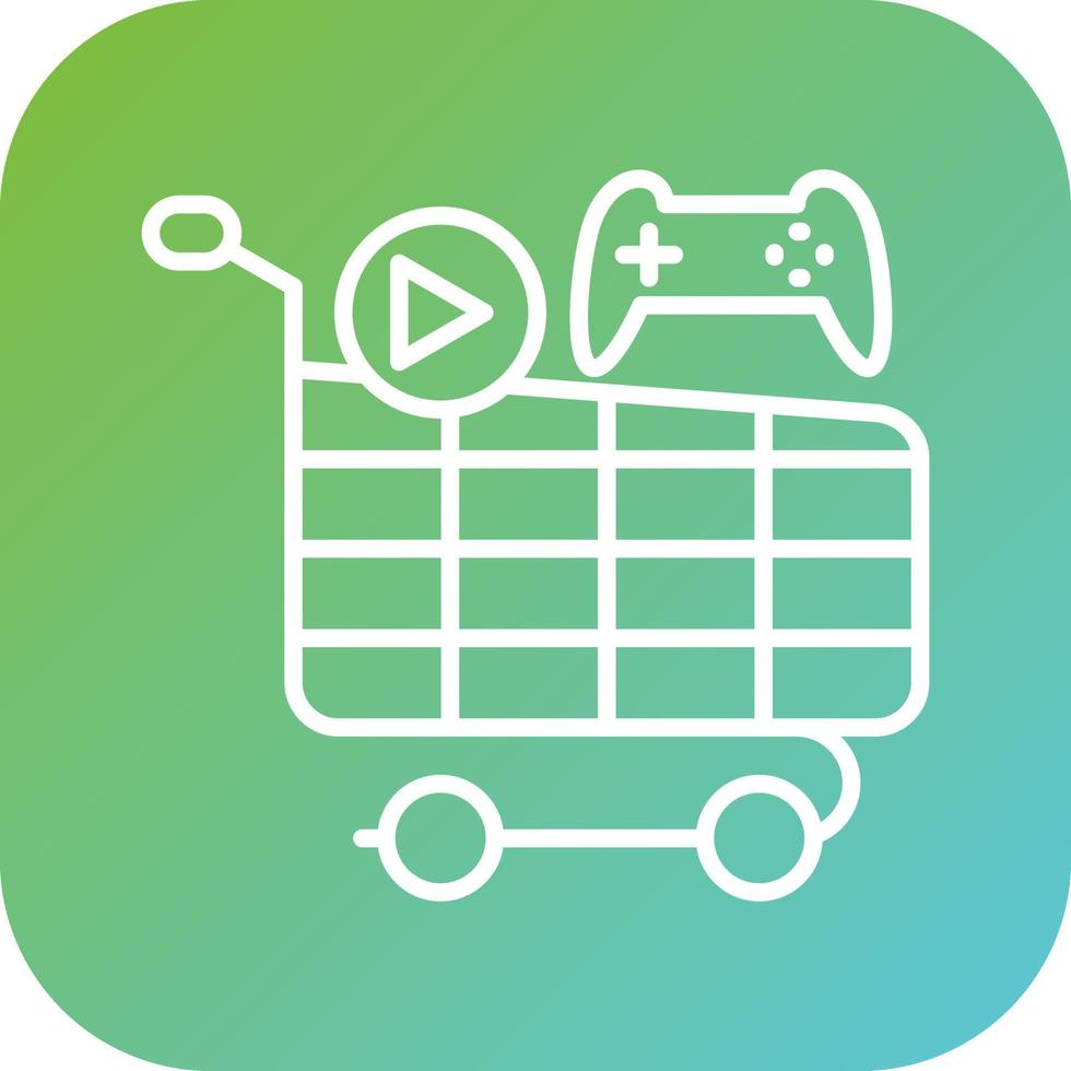 Continue Shopping Vector Icon Style