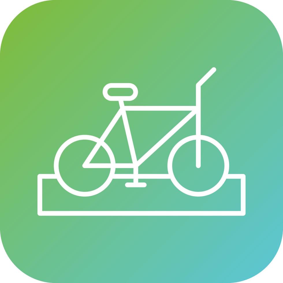 Bike Lane Vector Icon Style