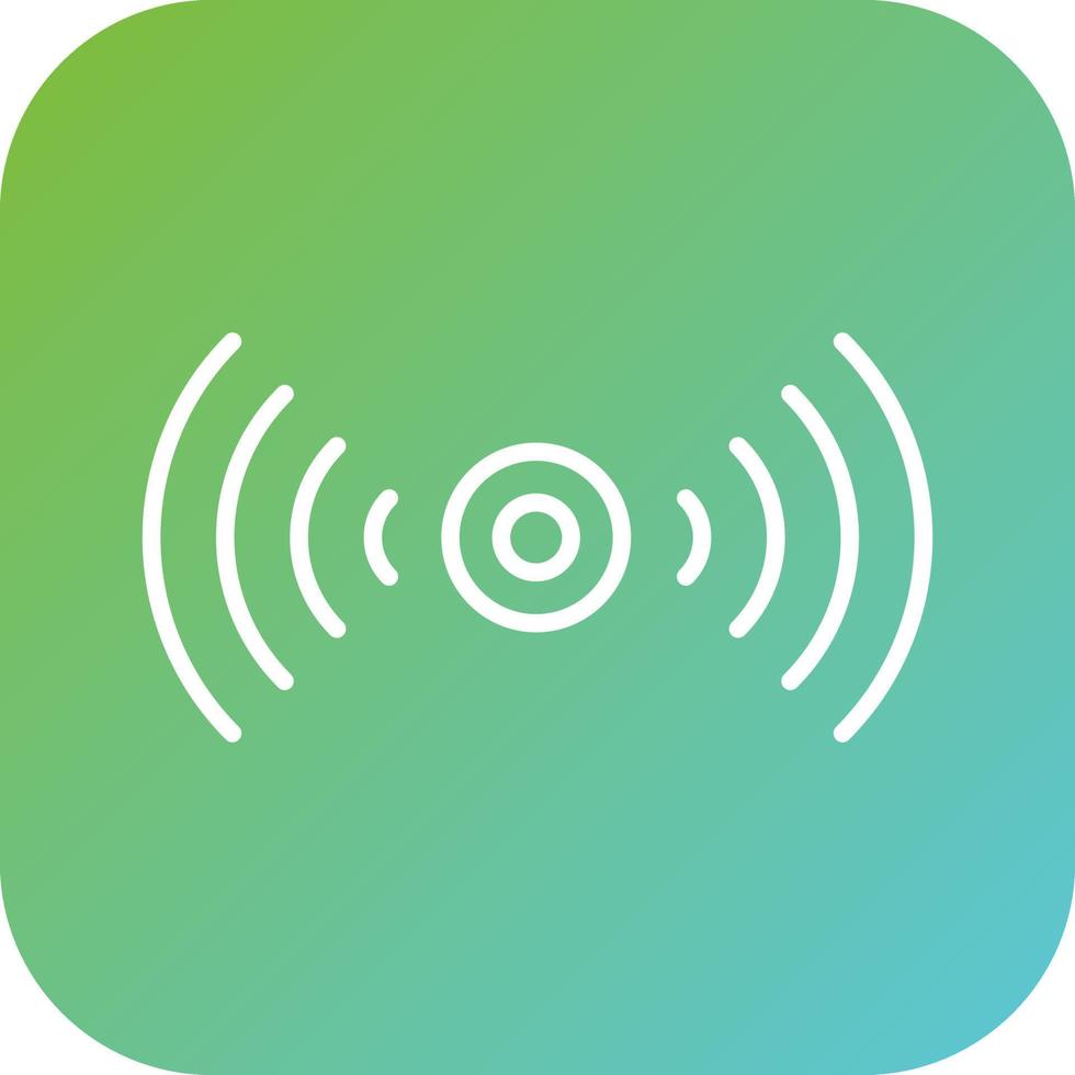 Motion Sensor Vector Icon Style