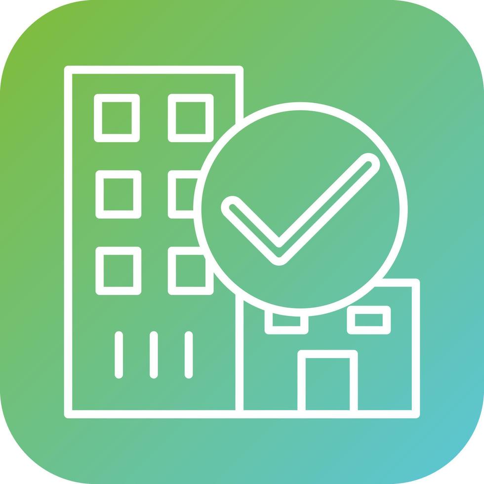 Hotel Availability Vector Icon Style