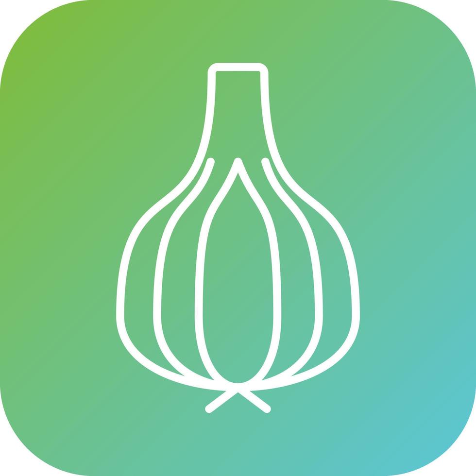 Garlic Vector Icon Style