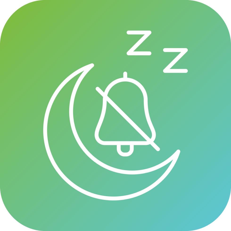 Quiet Time Vector Icon Style