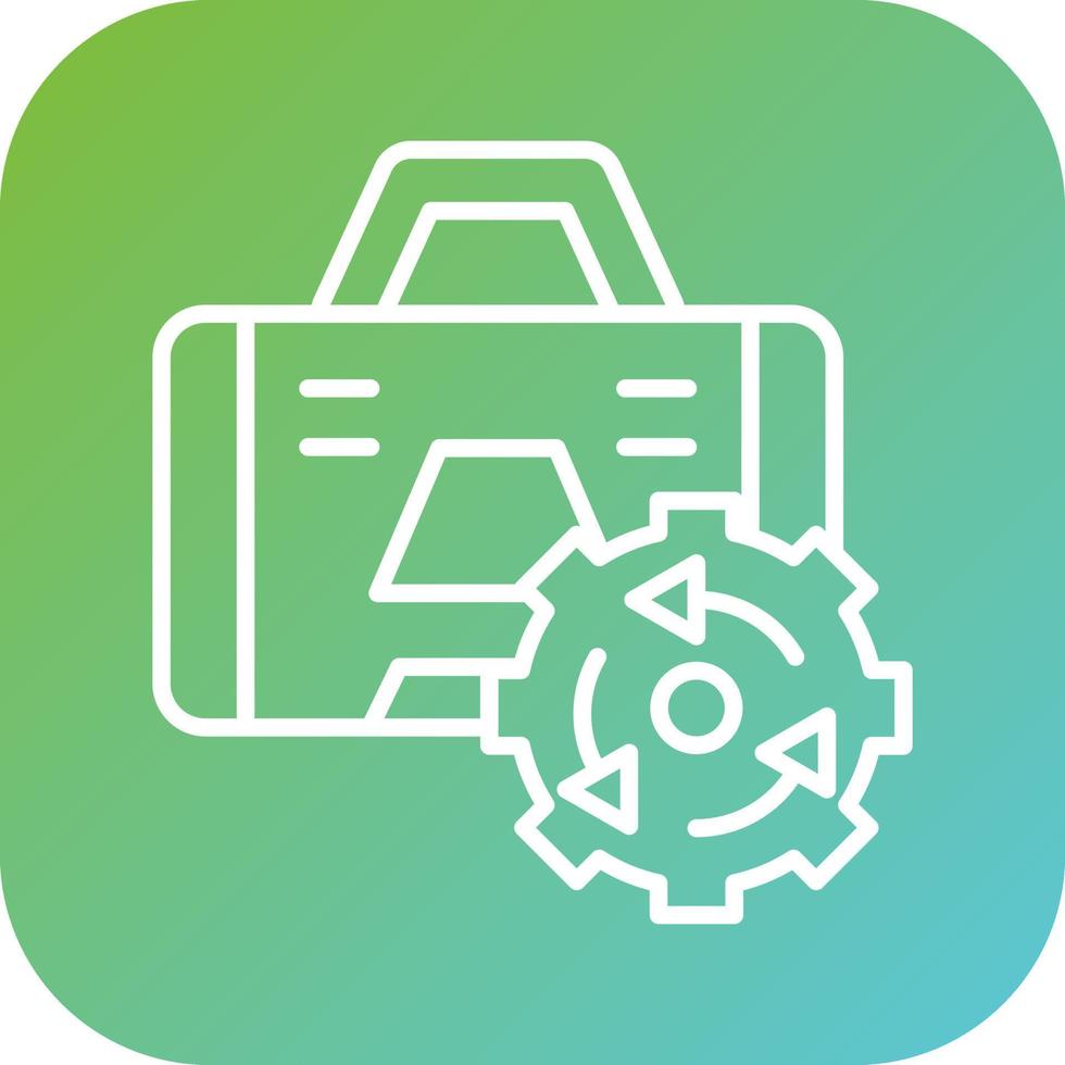 Business Process Automa Vector Icon Style