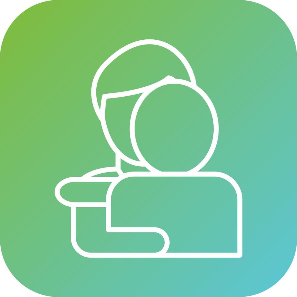 Hug Vector Icon Style
