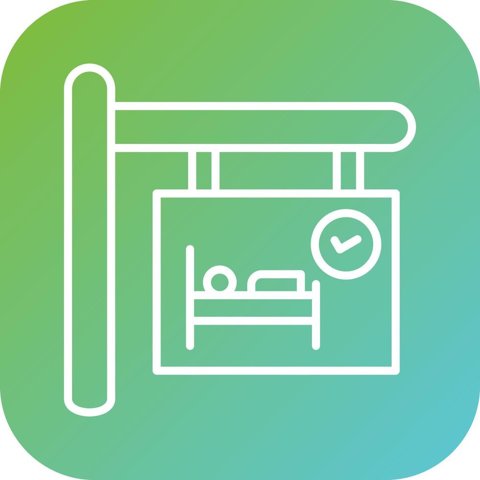 Room Availability Vector Icon Style