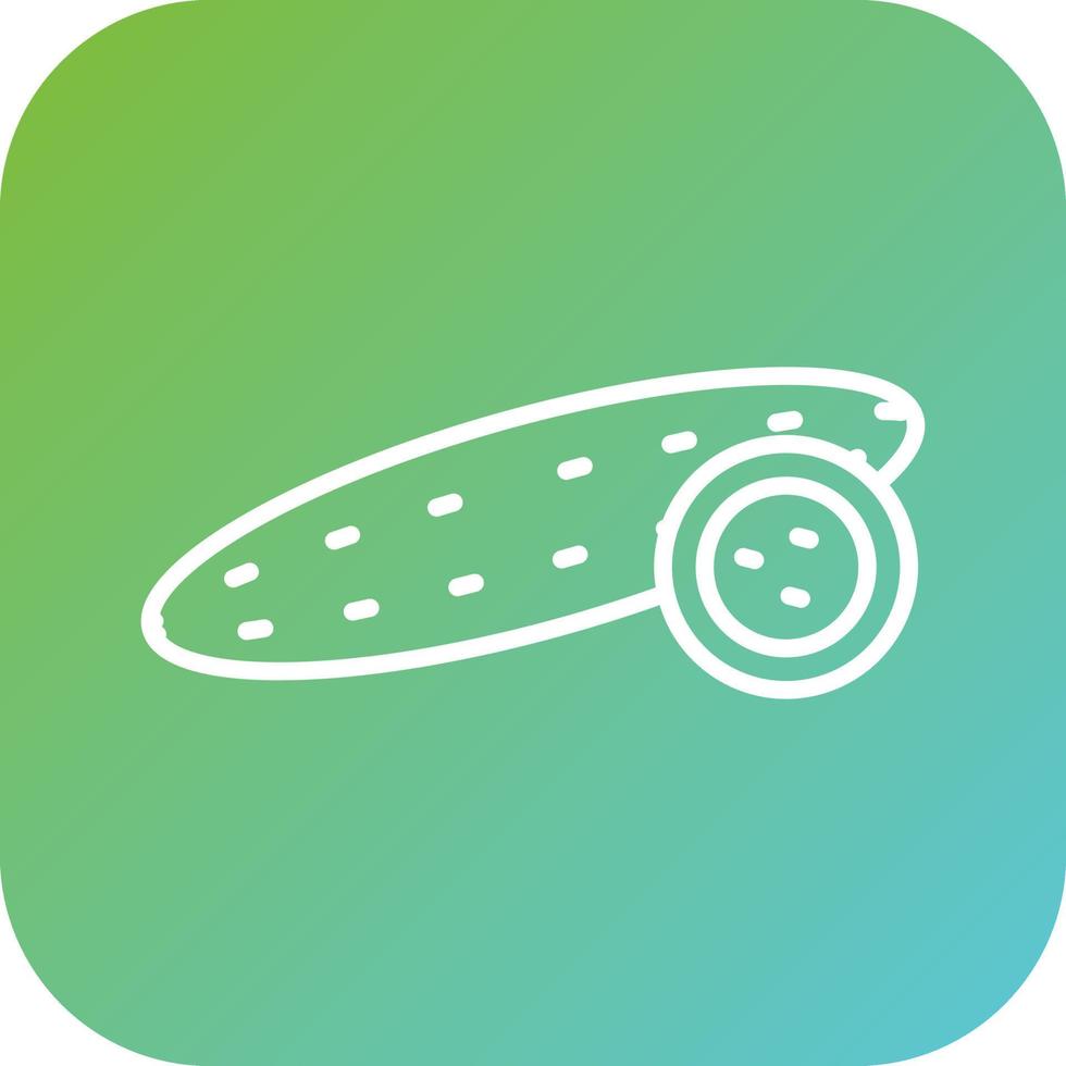 Cucumber Vector Icon Style
