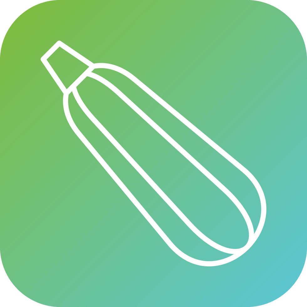 Zucchini Vector Icon Style