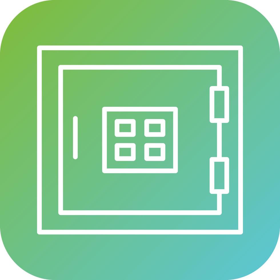 Safe Box Vector Icon Style