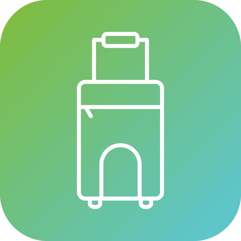 Travel Luggage Vector Icon Style