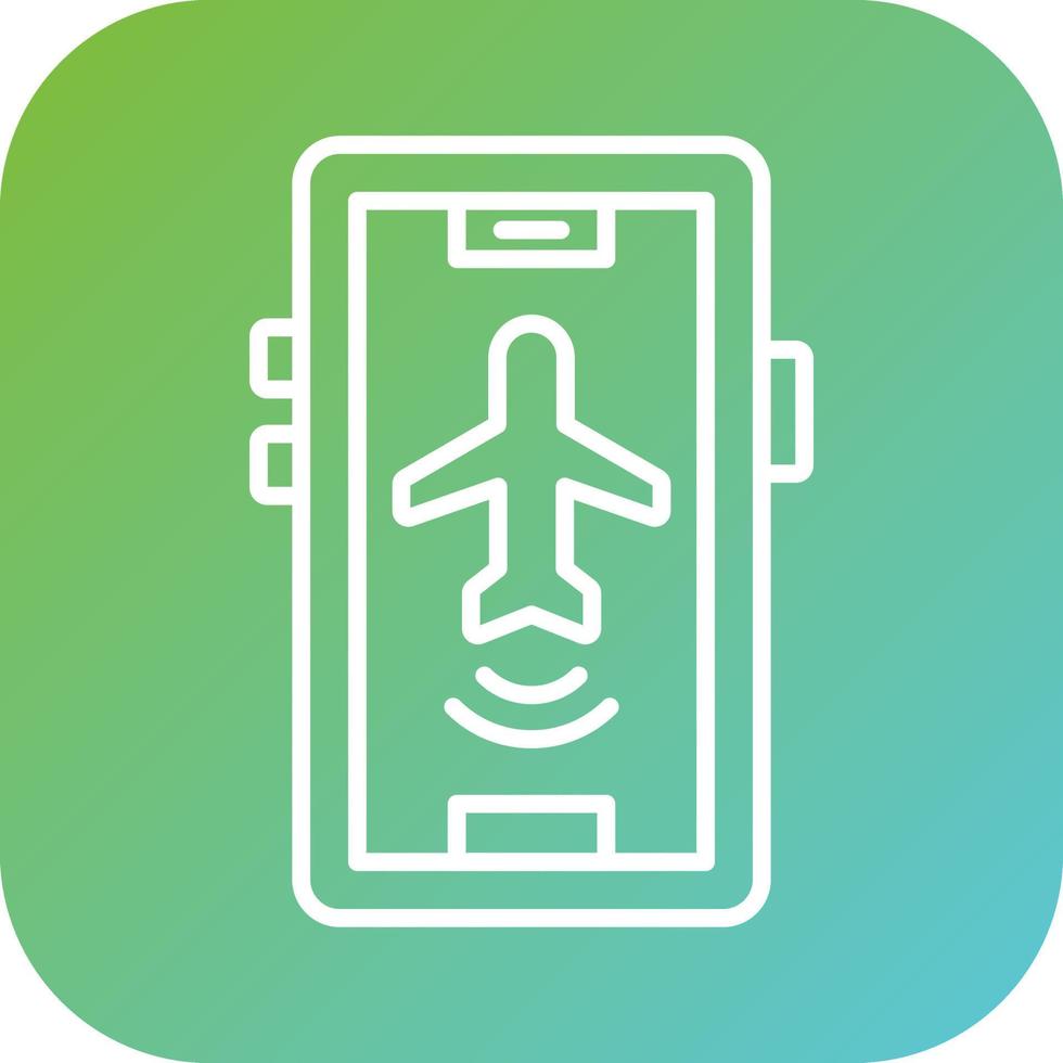 Airplane mode active Vector Icon Style