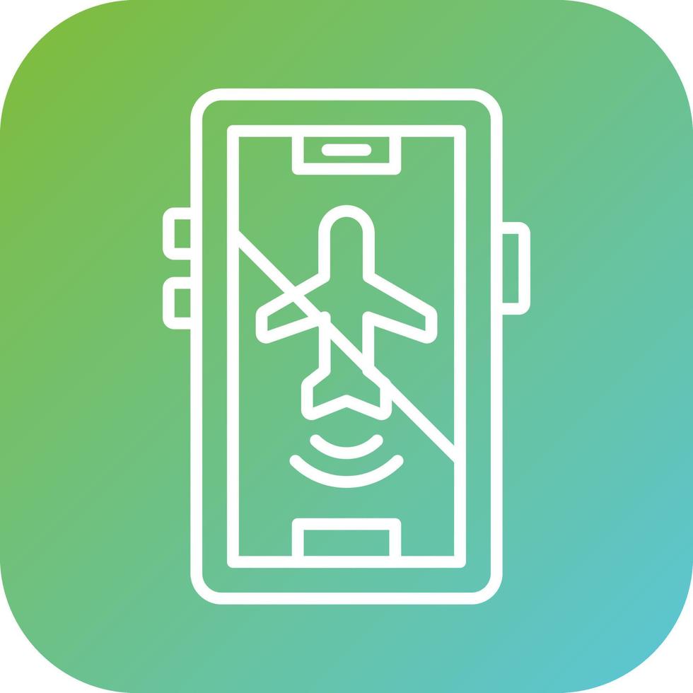 Airplane mode Inactive Vector Icon Style