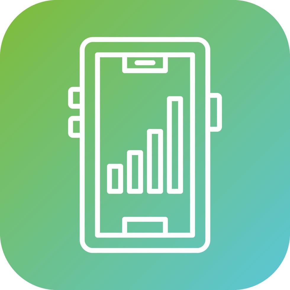 Signal Cellular 4 Bar Vector Icon Style