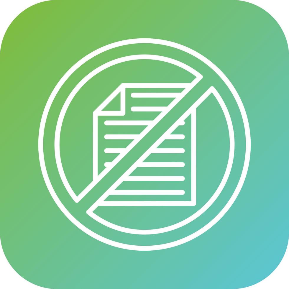 Paperless Vector Icon Style