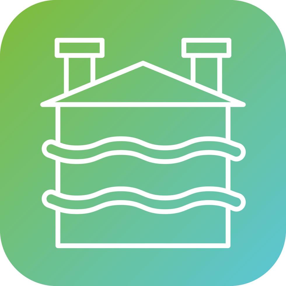 Natural Ventilation Vector Icon Style