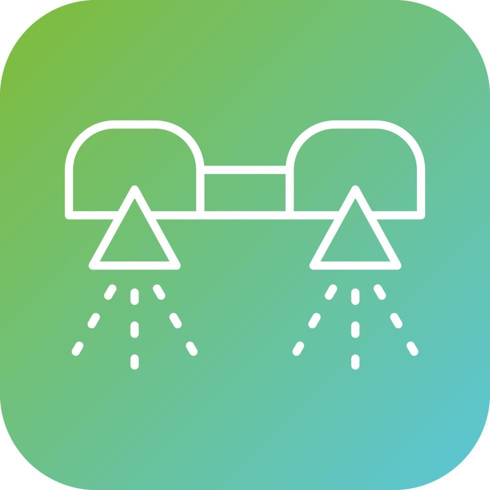 Flyboarding Vector Icon Style