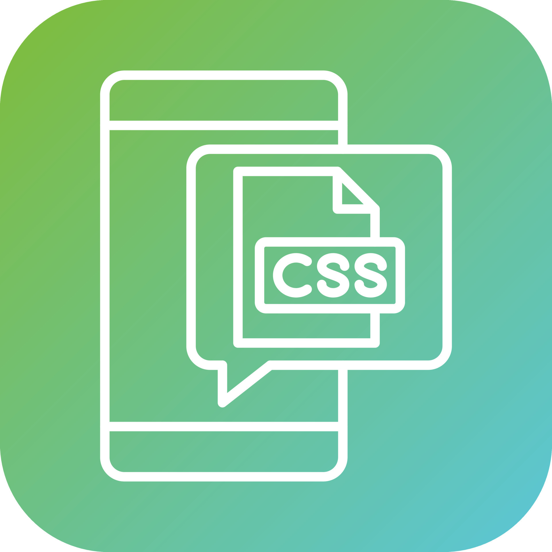Css vector icon style 22293589 vector art at vecteezy
