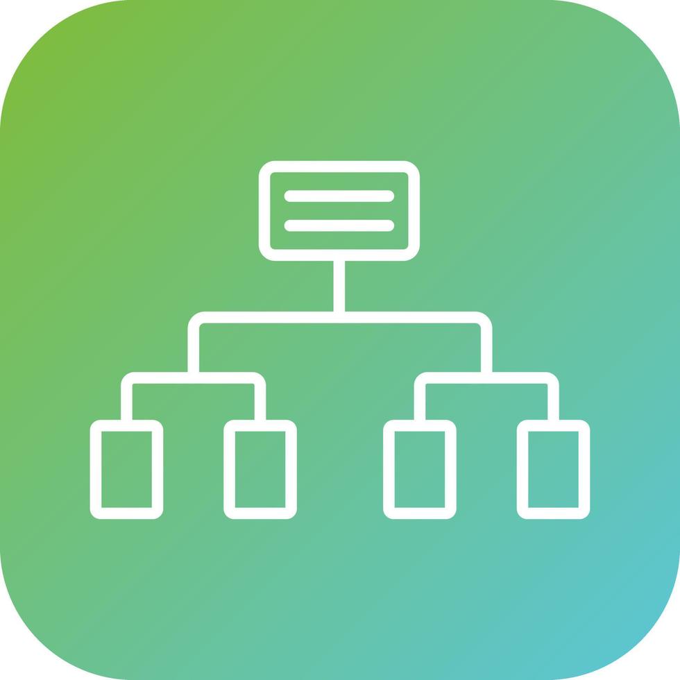 Decision Tree Vector Icon Style