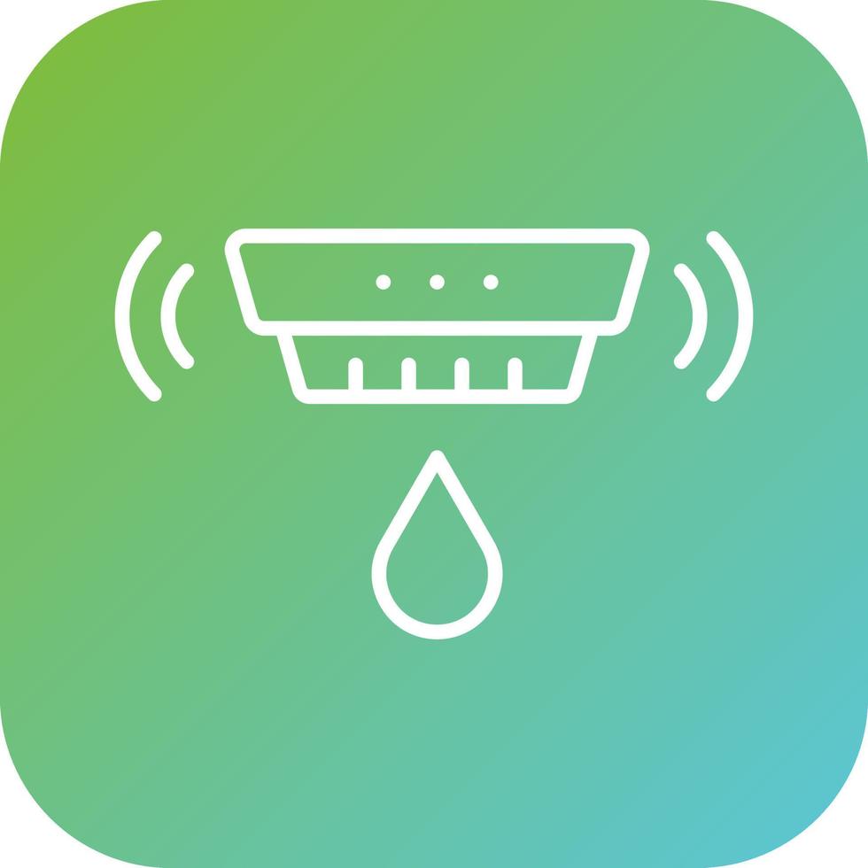 Smart Water Sensor Vector Icon Style