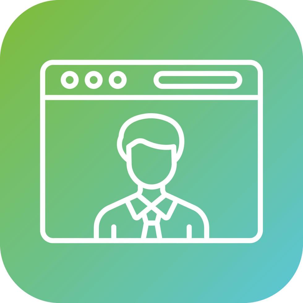 Blogger Vector Icon Style